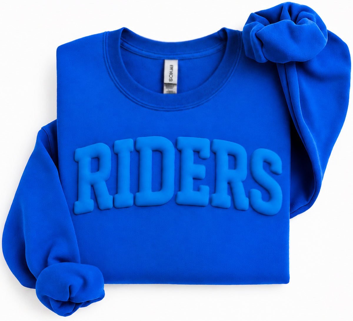 Caesar Rodney RIDERS Puff Crewneck Sweatshirt
