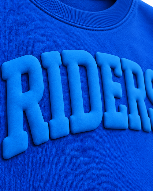 Caesar Rodney RIDERS Puff Crewneck Sweatshirt