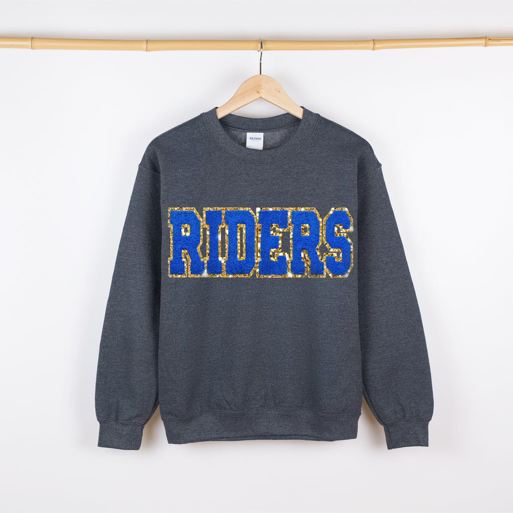 RIDERS Patch Sweatshirt Gray