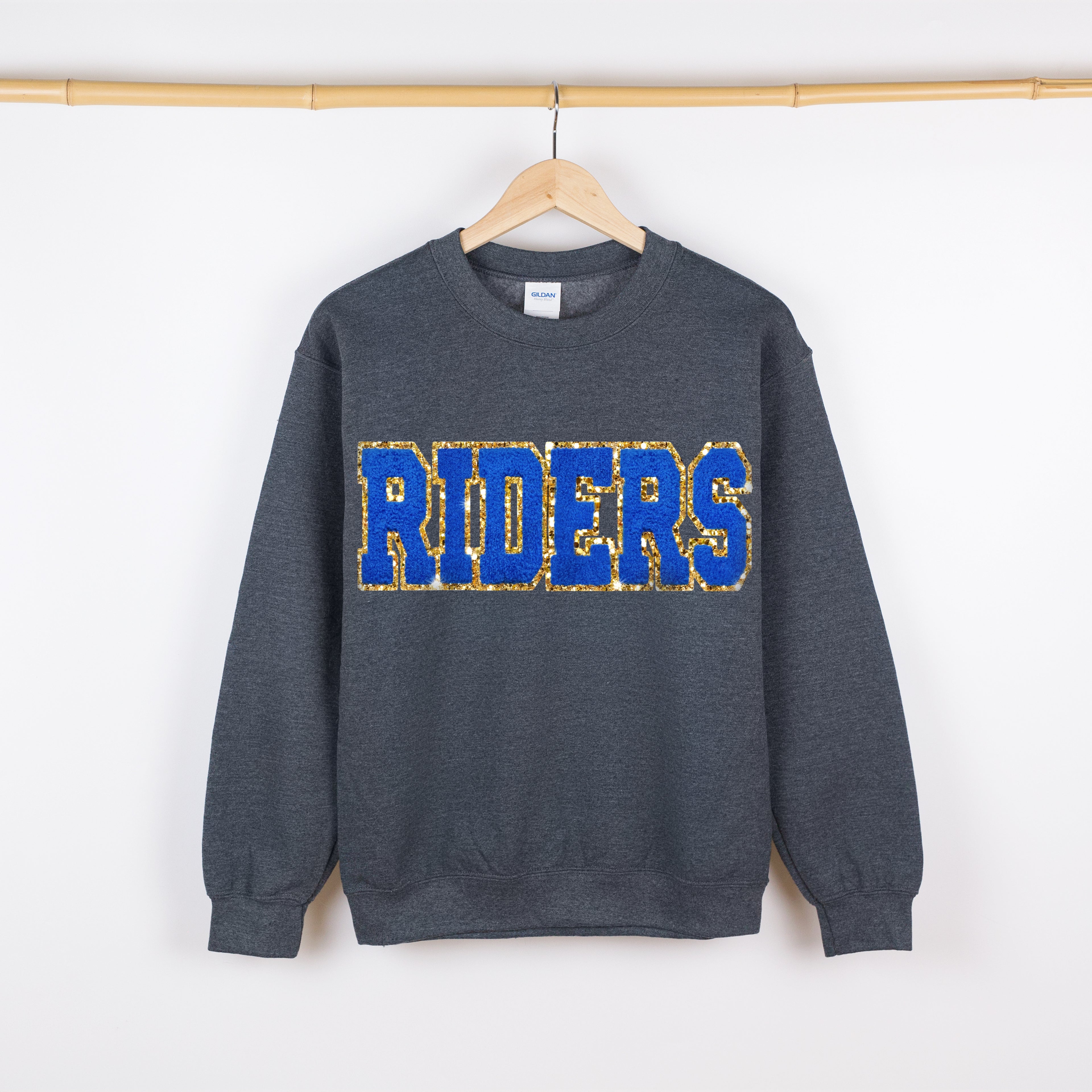 RIDERS Patch Sweatshirt Gray