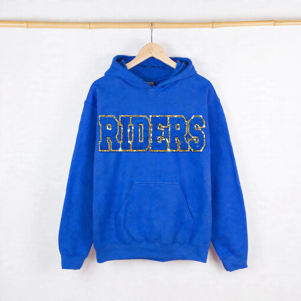 RIDERS Patch Sweatshirt Blue
